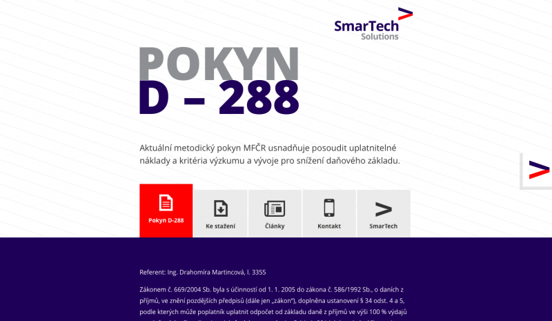 Web k Pokynu D – 288